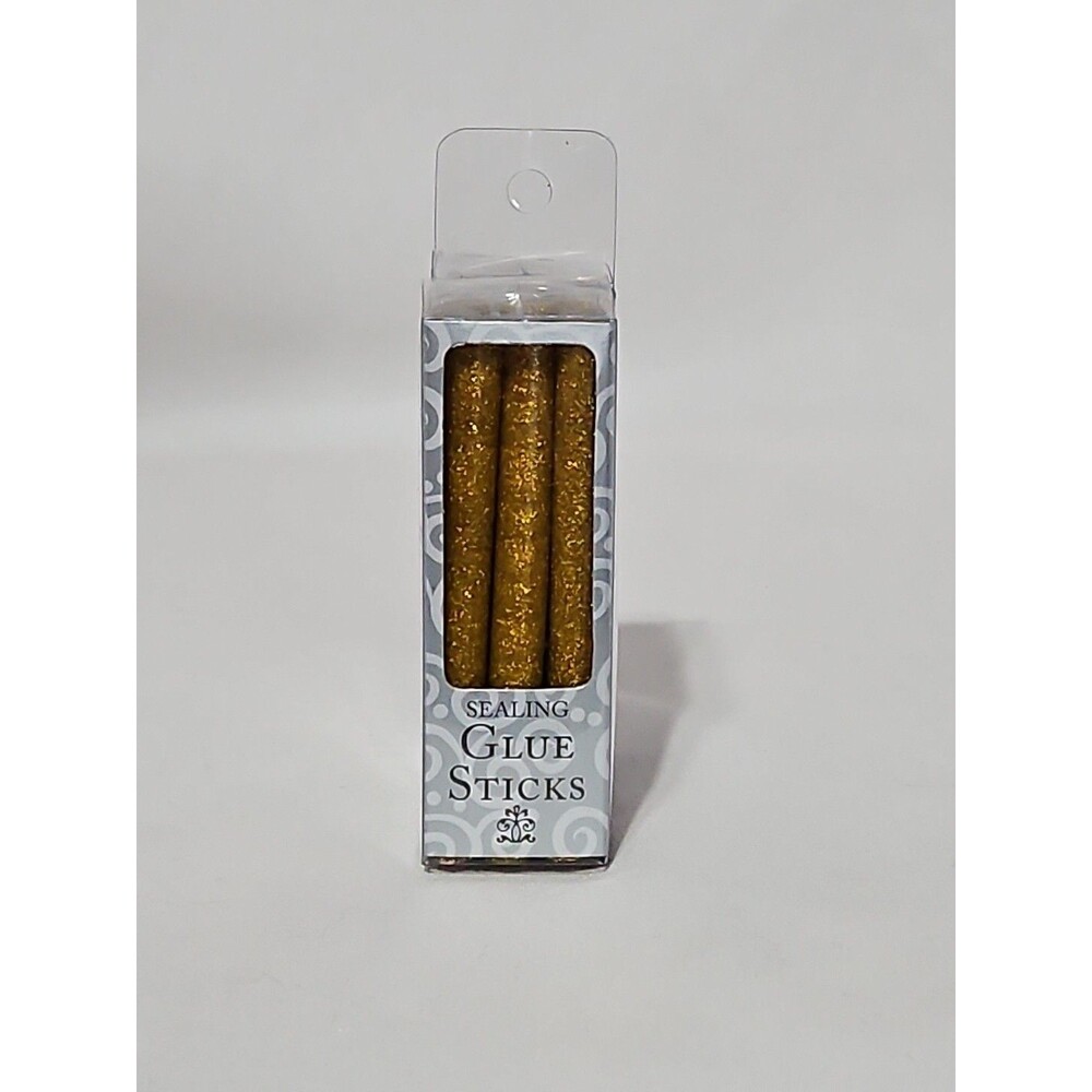 Gardner Studios Gold Glitter Glue Gun Sealing Wax Sticks Stationary Wedding 18ct